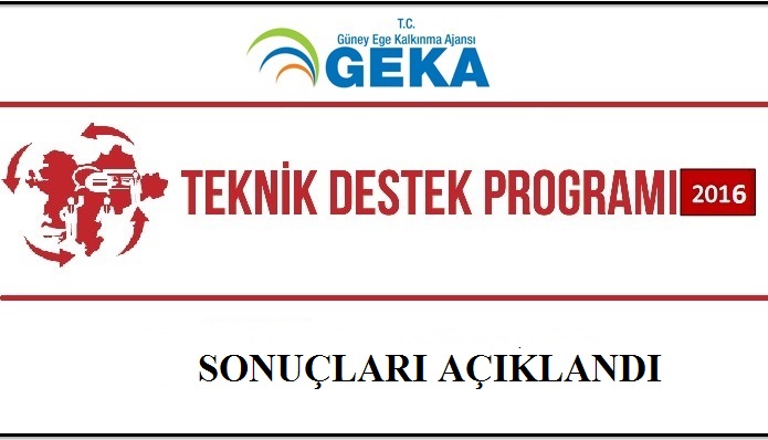 AJANSIMIZIN, 2016 YILI TEKNİK DESTEK PROGRAMI PROJE SONUÇLARI AÇIKLANDI